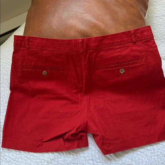 Banana Republic Red Women's Red Shorts - Picture 7 of 9
